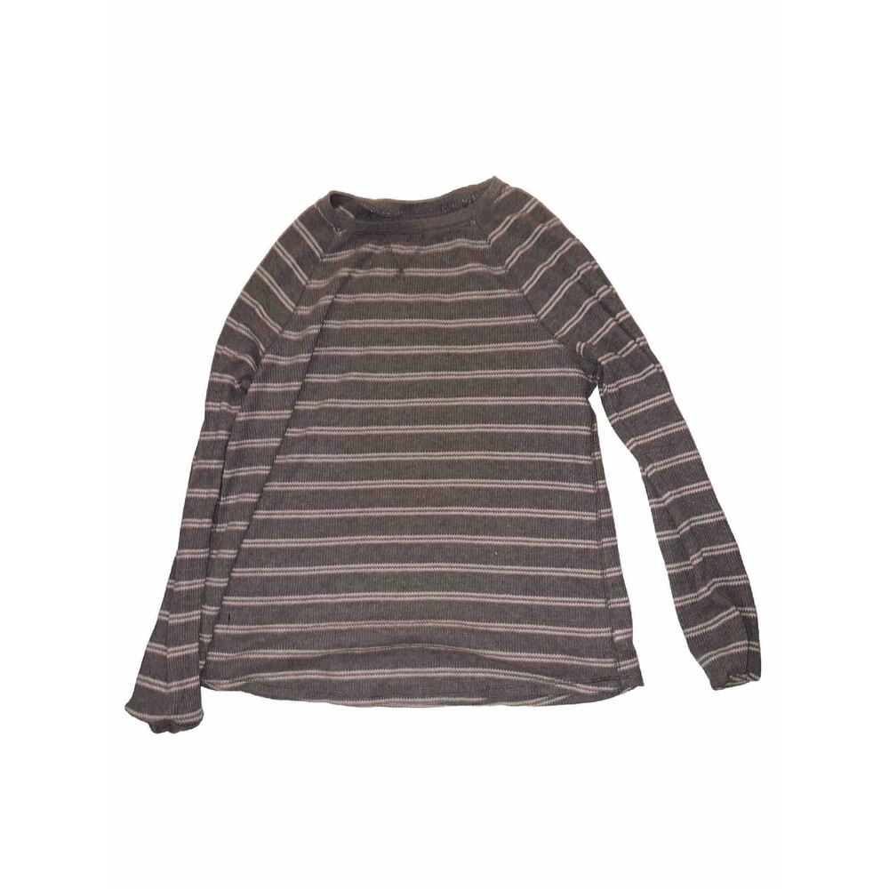 Xhilaration Women’s Medium Sleepwear Top & Pant Striped Gray & White Set
